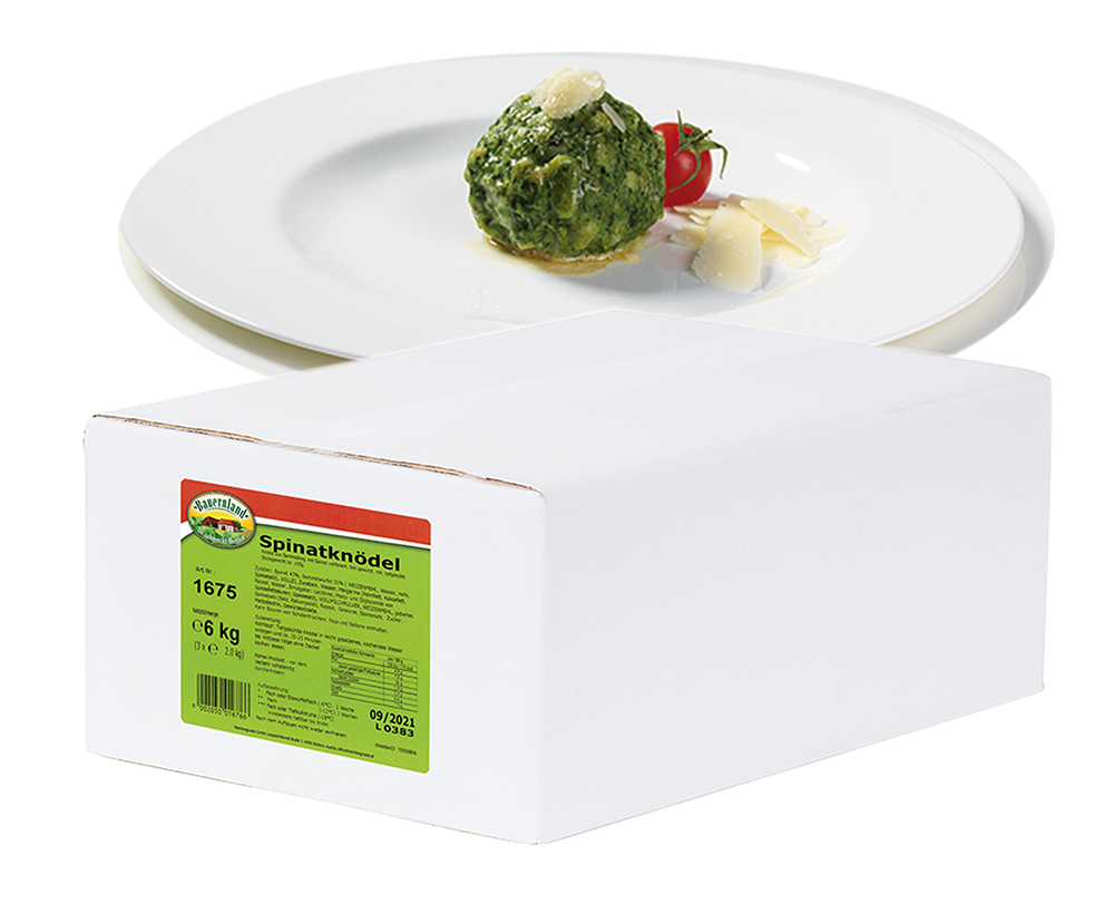 Spinatknödel 100g 3x2kg