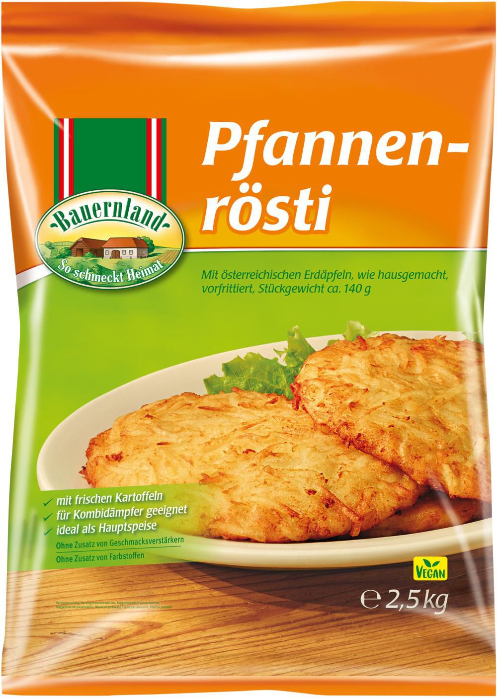 Pfannenroesti 140g 2x2,5 kg