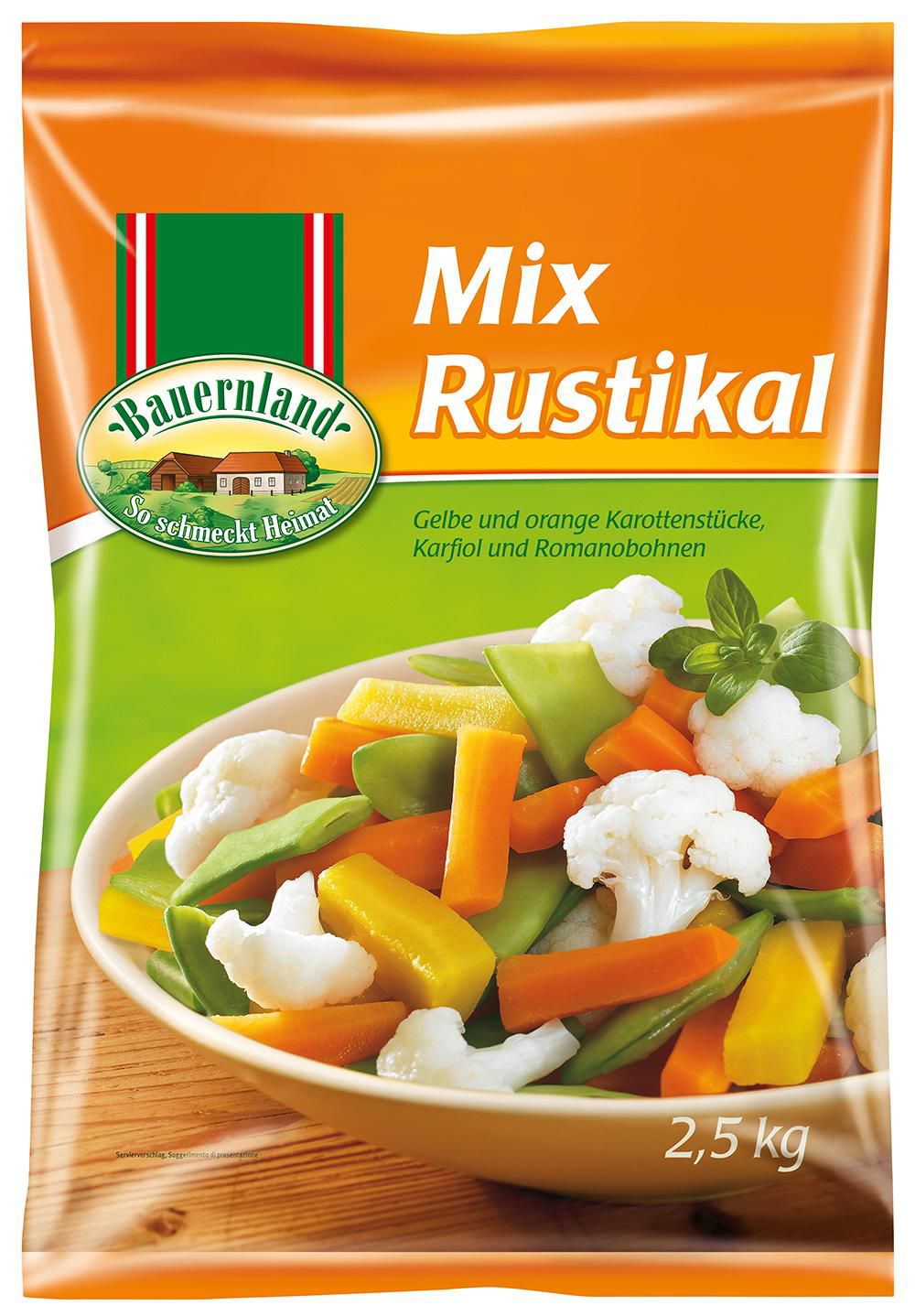 Gemüsemischung Rustikal 4x2,5 kg