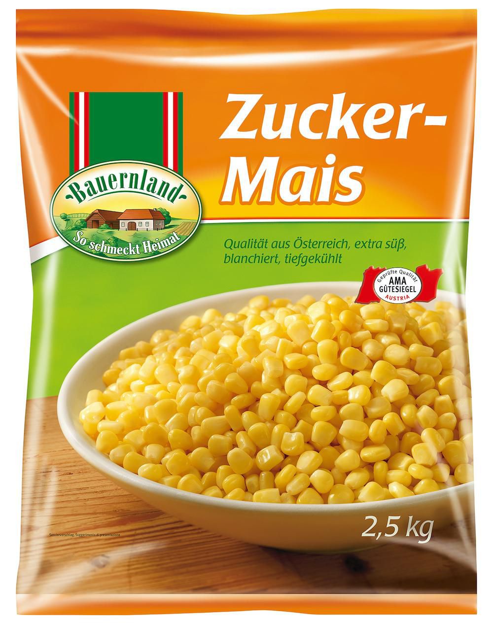 Zuckermais 4x2,5 kg