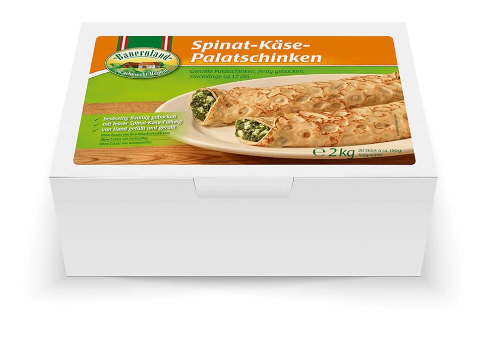 Spinat-Käse-Palatschinken