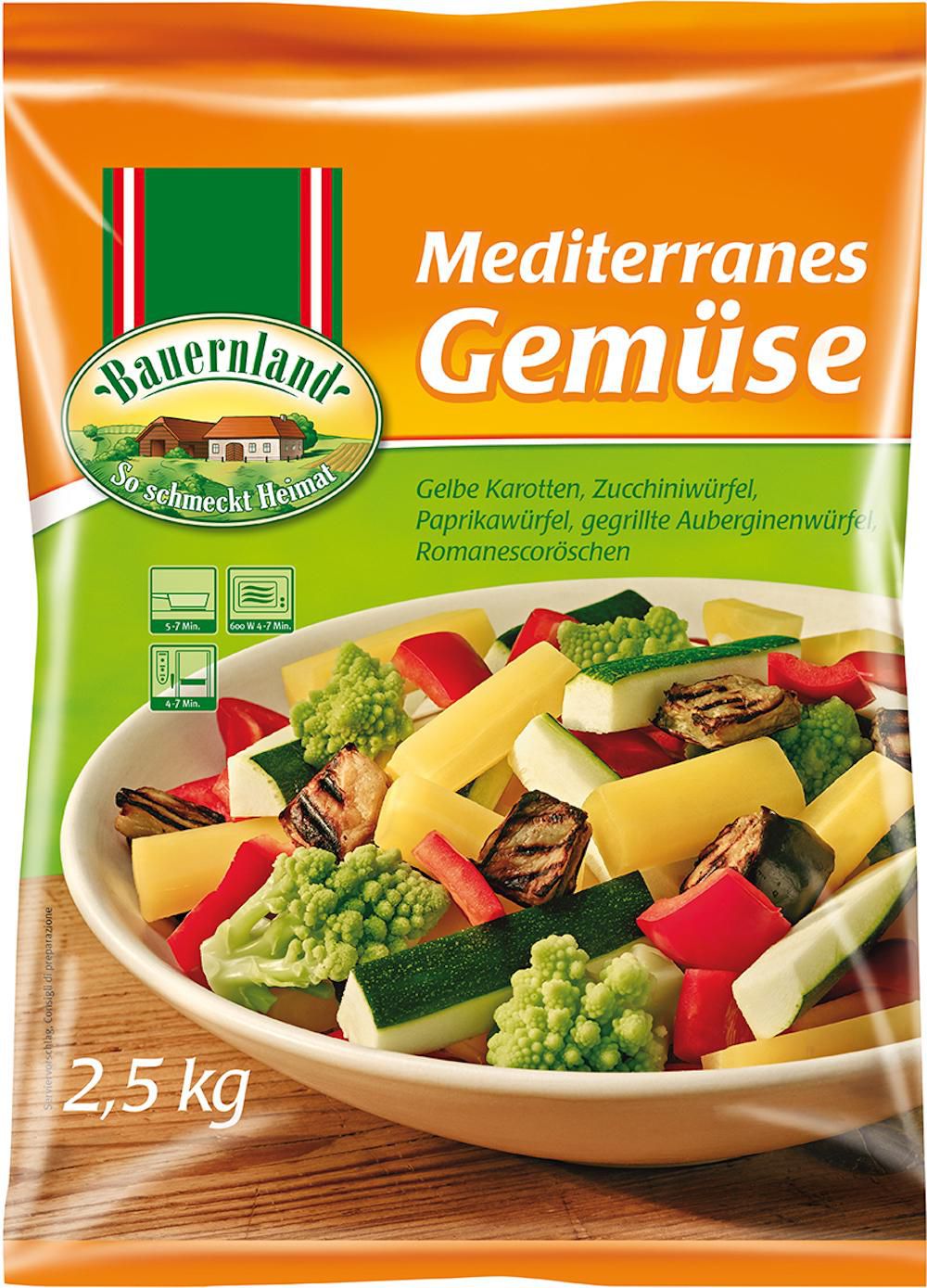 Mediterranes Gemüse 4 x 2,5 kg