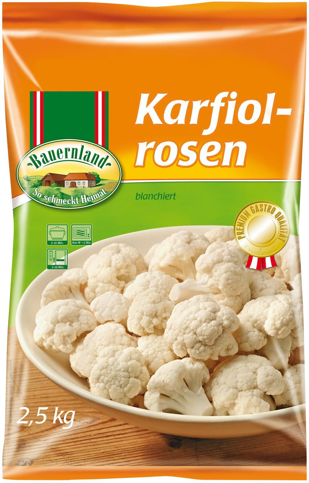 Karfiolrosen 4x2,5 kg