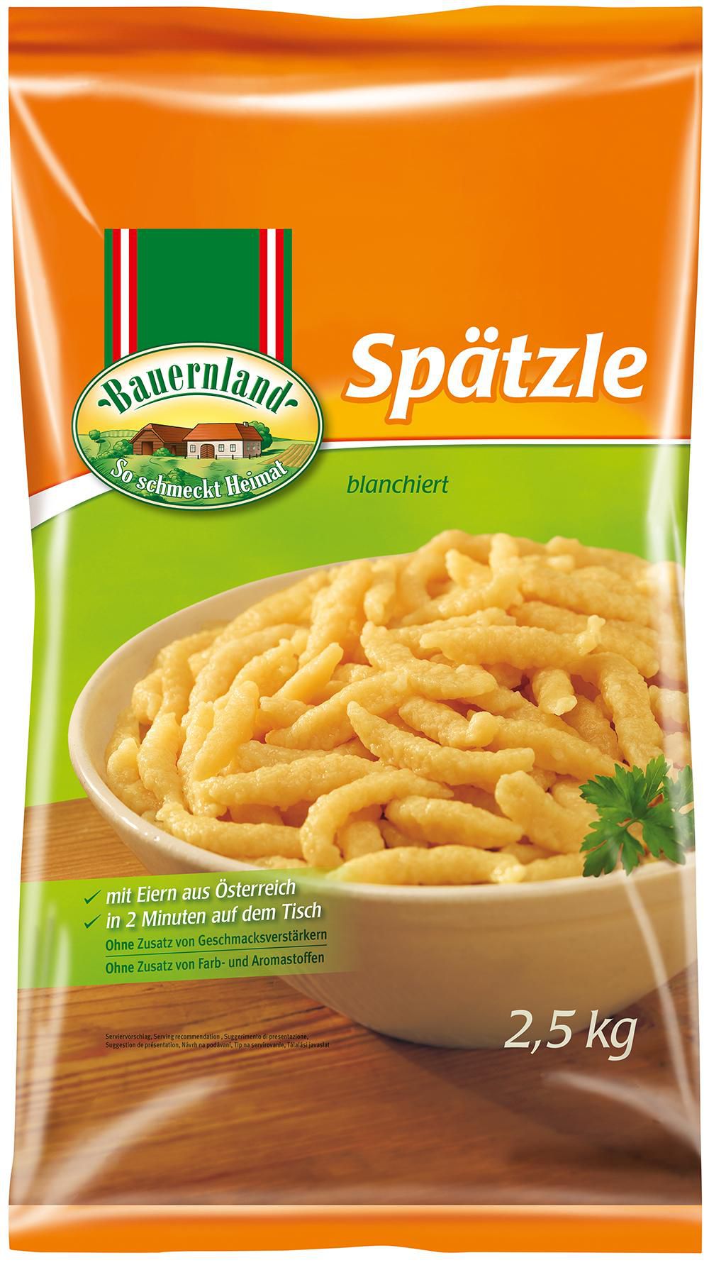 Spätzle 4x2,5 kg