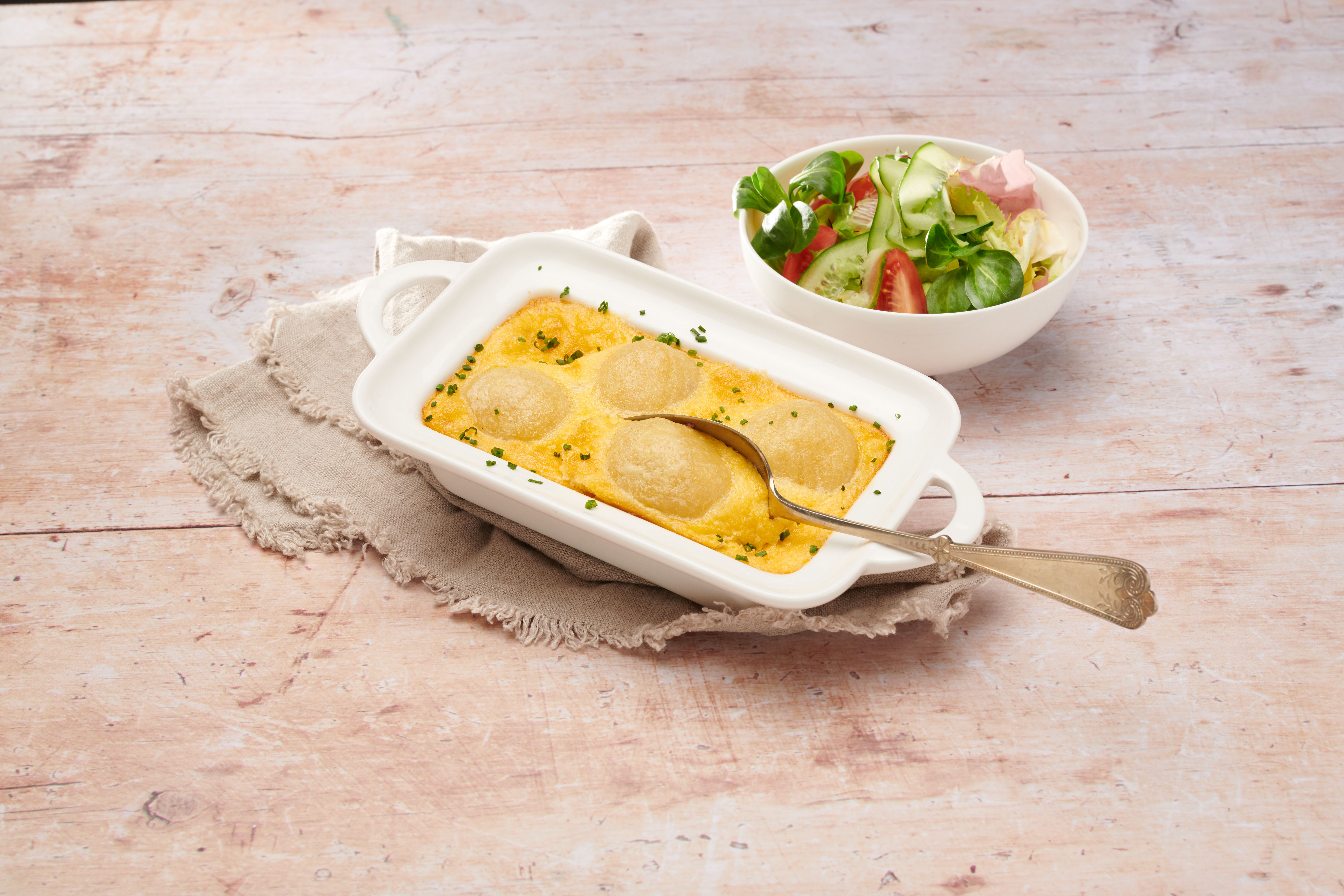 Bild zum Rezept "ÜBERBACKENE INNVIERTLER KNÖDEL"
