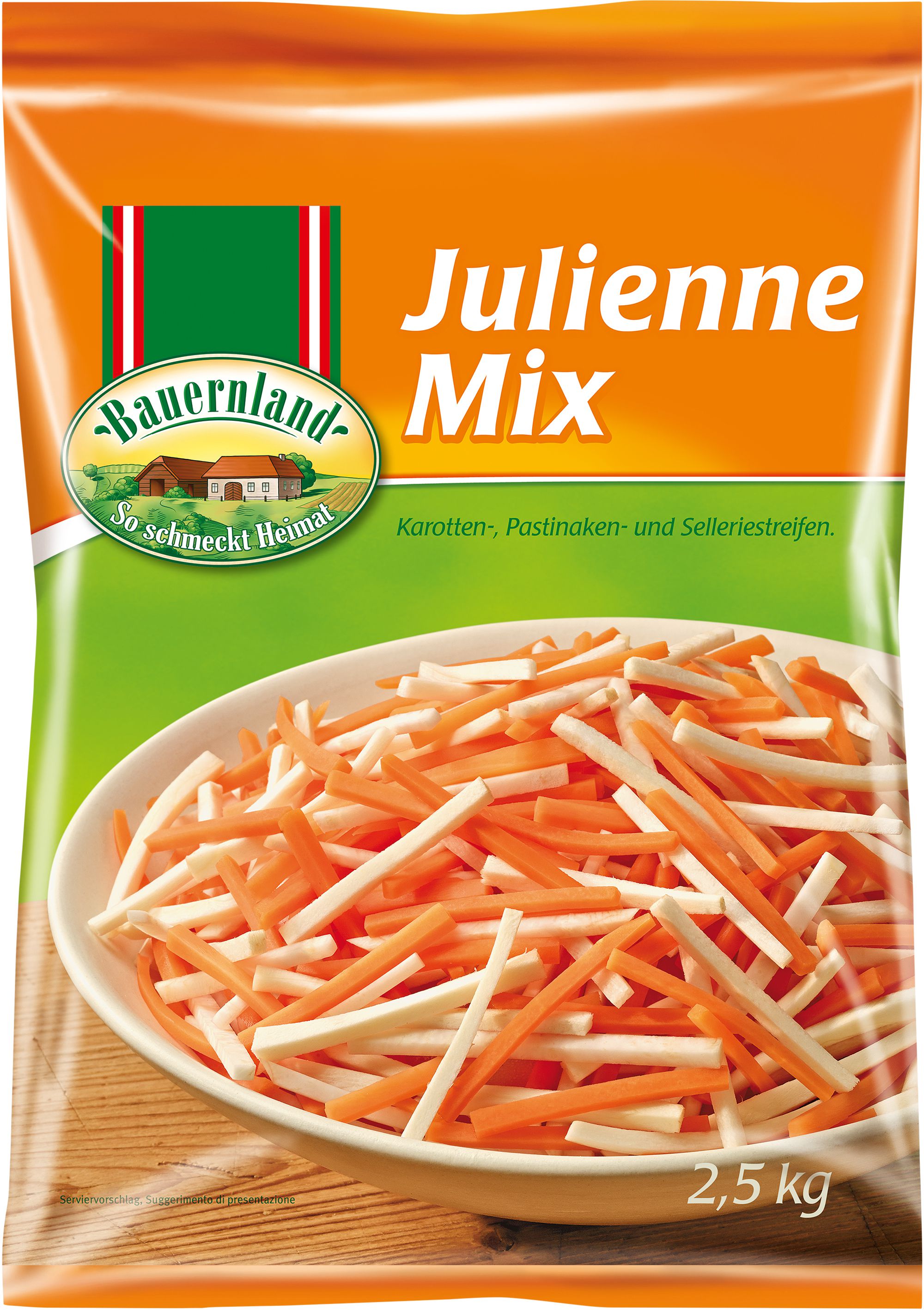 Juliennegemüse 4x2,5 kg