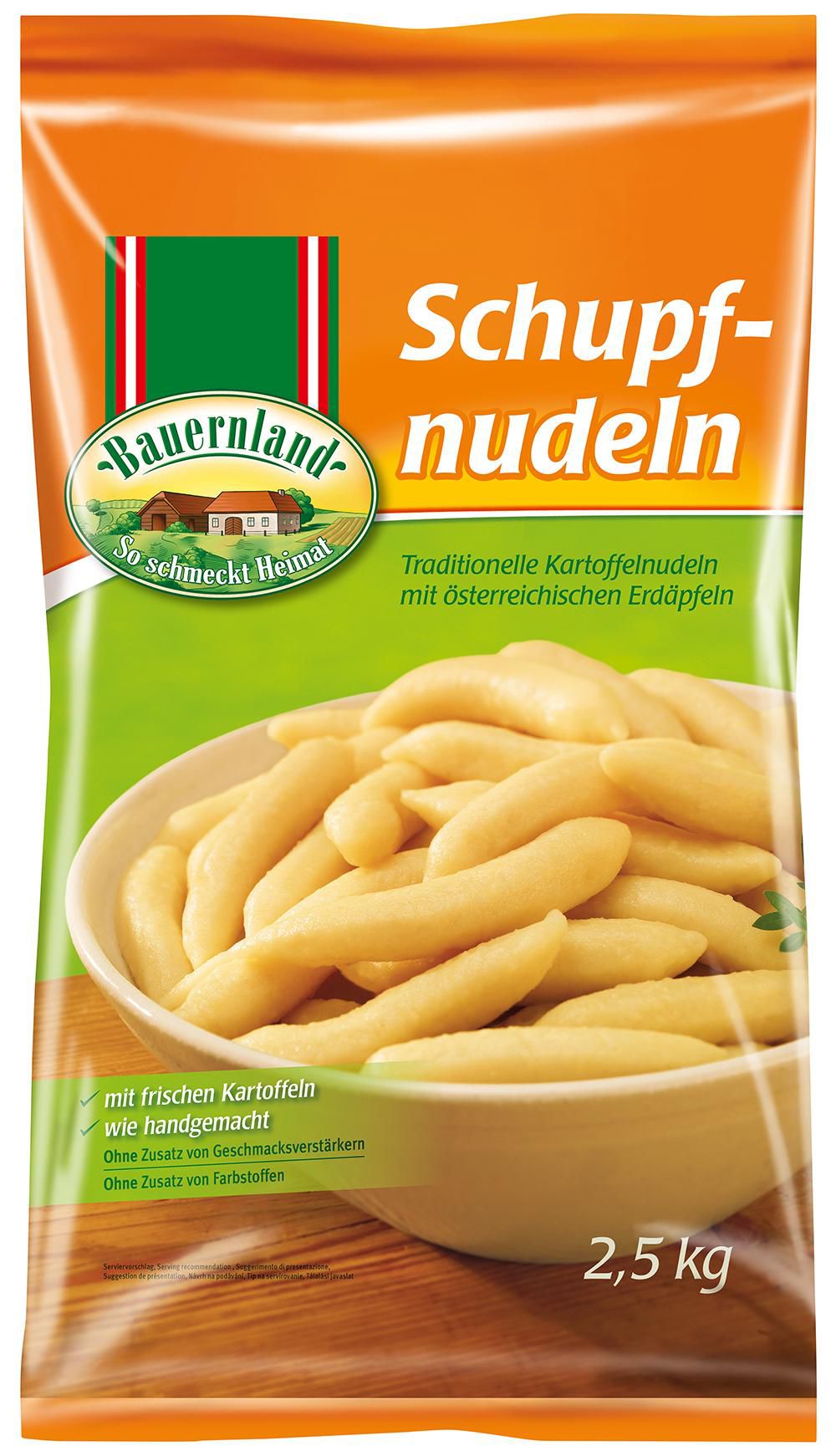 Kartoffelnudeln (Schupfnudeln) 4x2,5 kg