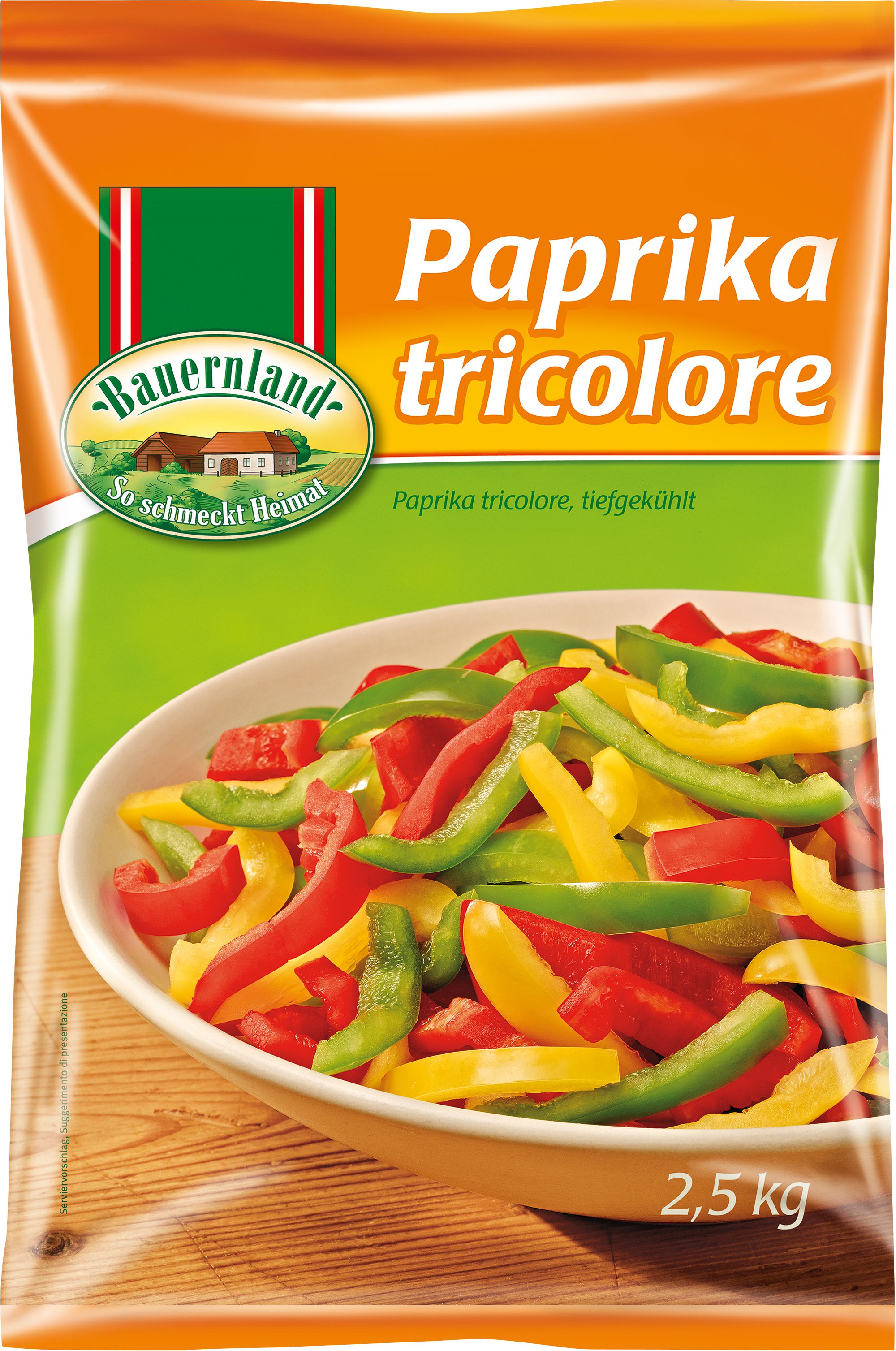 Paprika Tricolore 4x2,5 kg