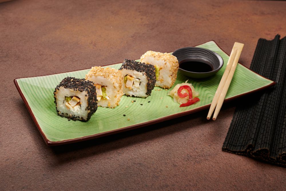Bild zum Rezept "Puten-Piccata Sushi-Rolls"