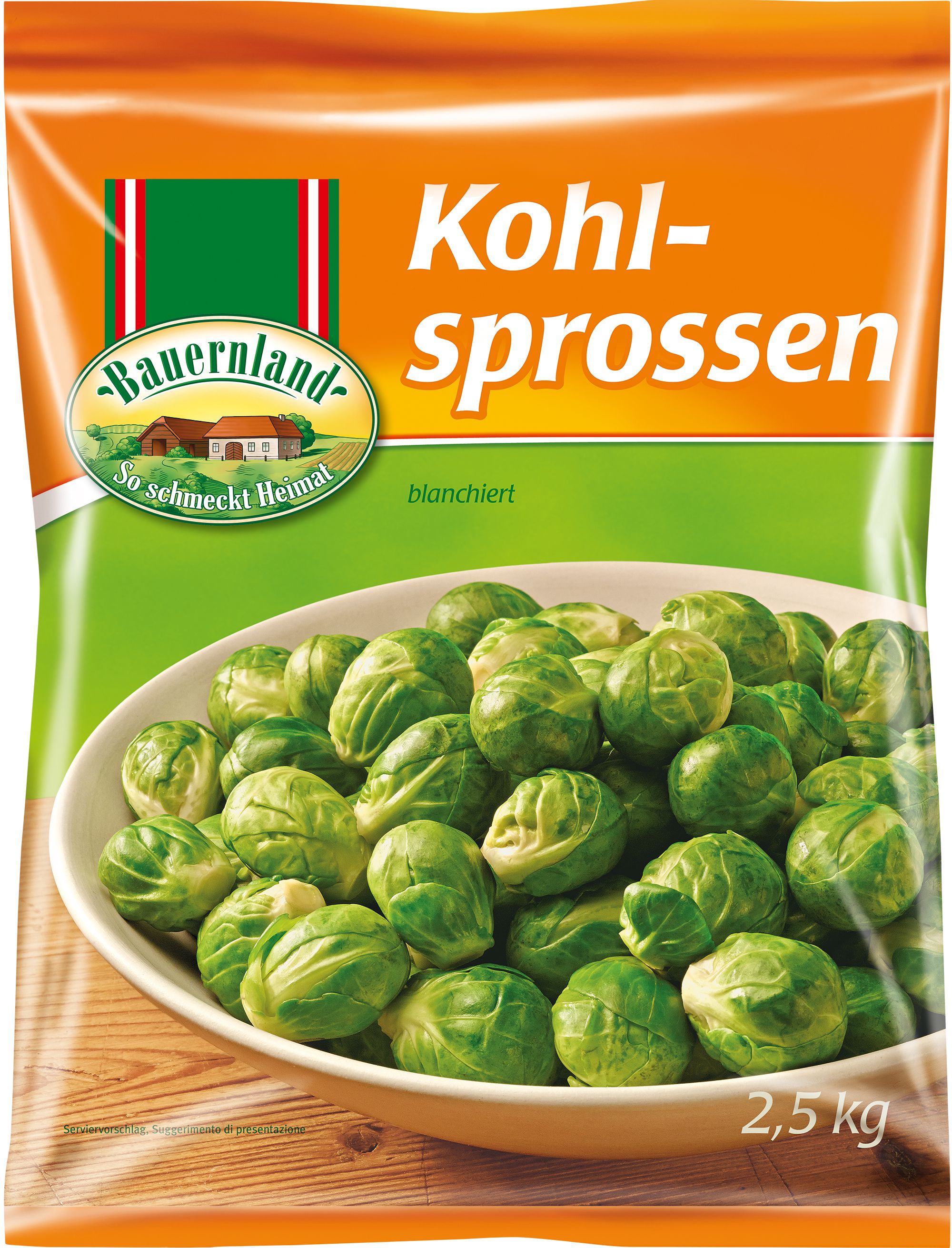 Kohlsprossen 4x2,5 kg