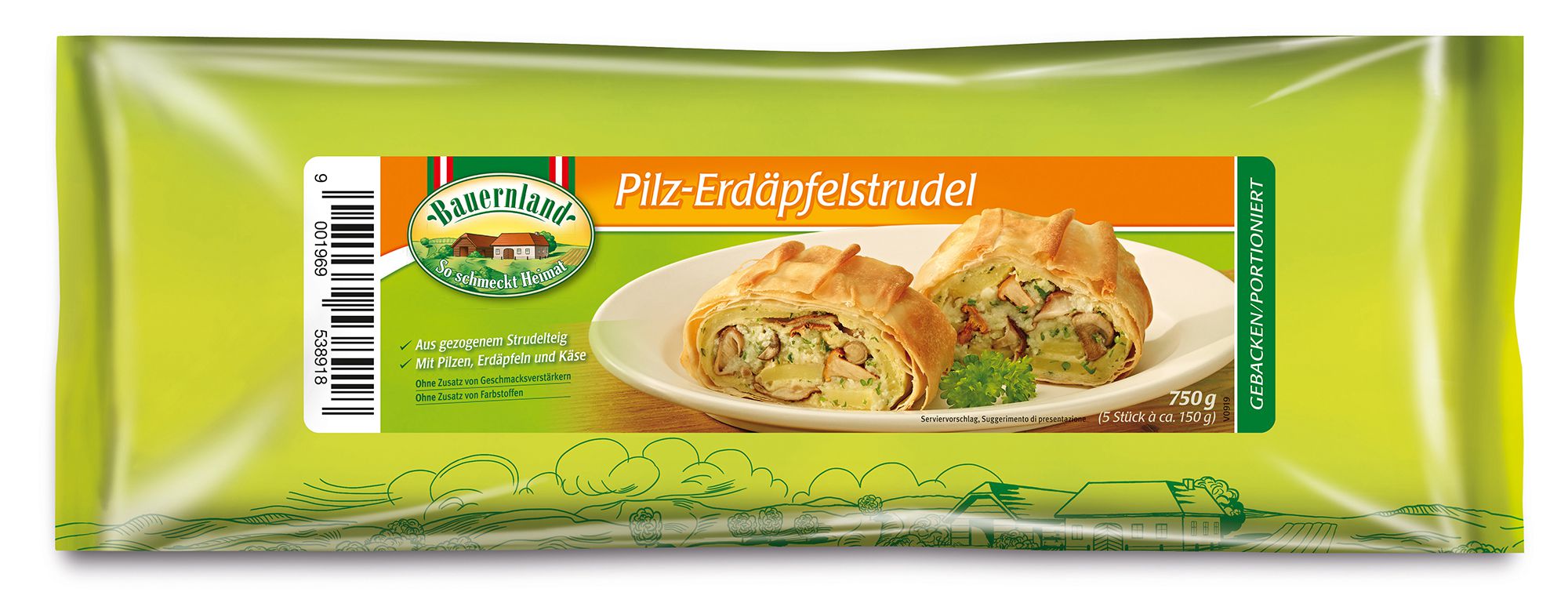 Pilz-Erdäpfelstrudel
