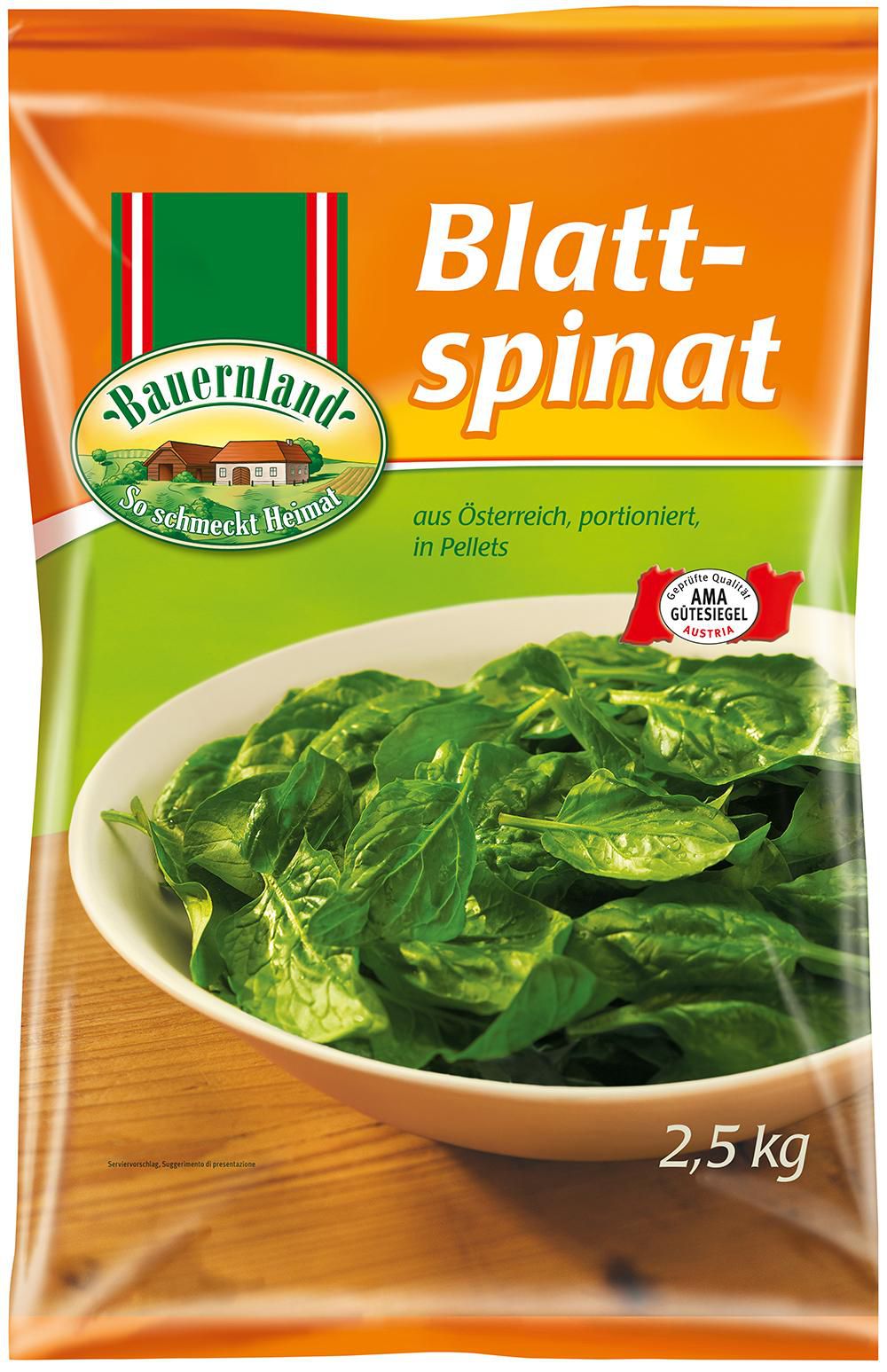 Blattspinat 4x2,5 kg