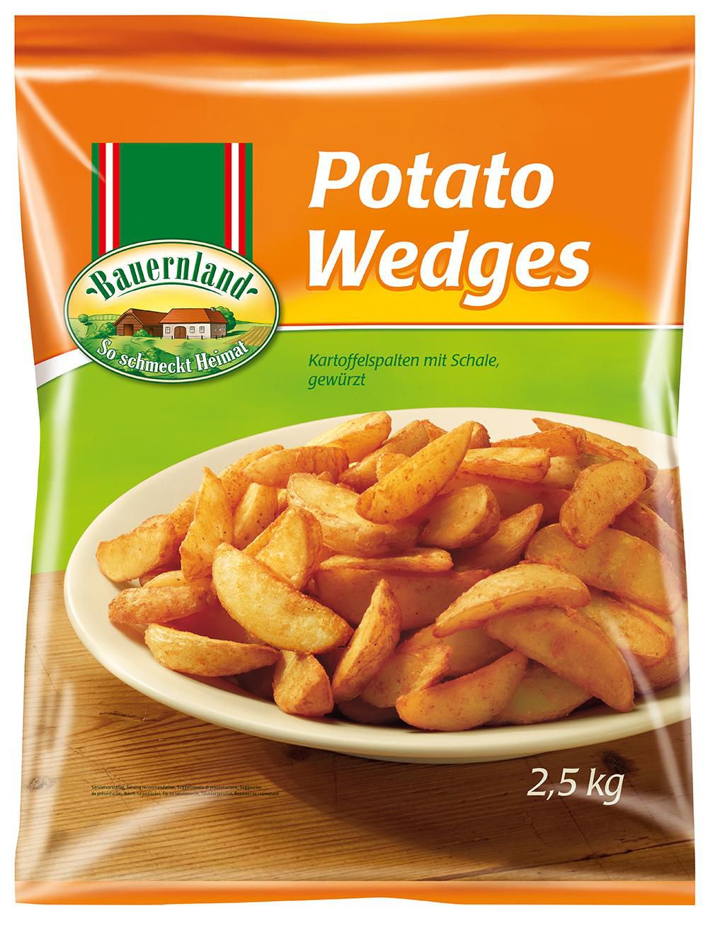 Potato Wedges gewürzt 4x2,5 kg