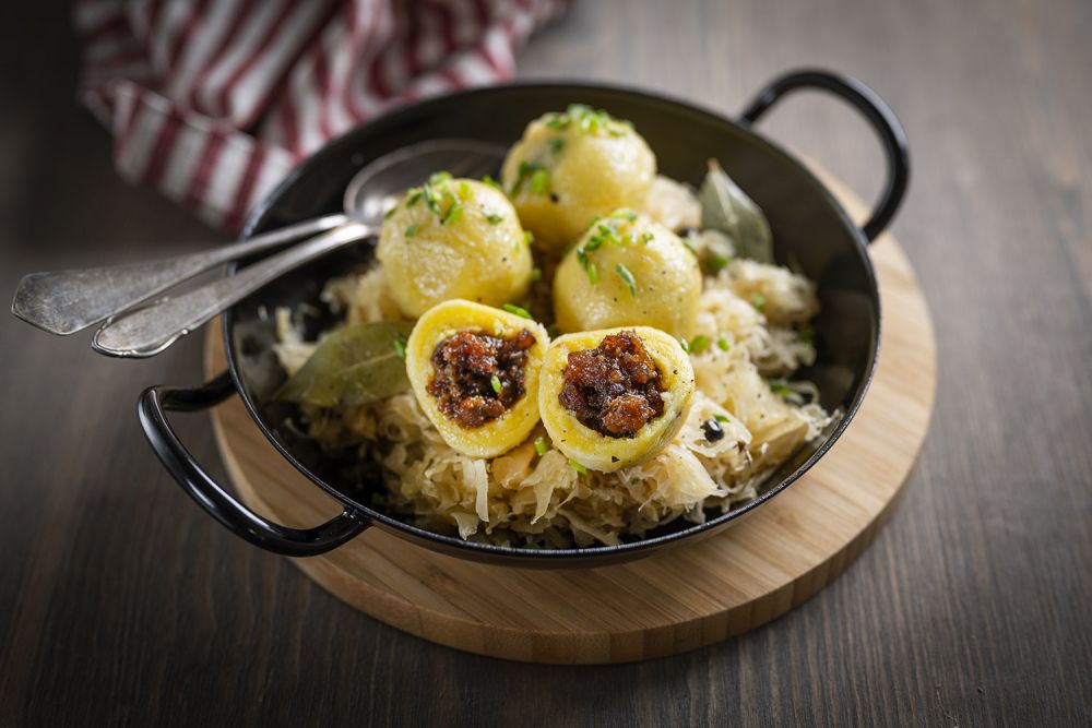 Bild zum Rezept "Innviertler Grammelknödel in der Pfanne"