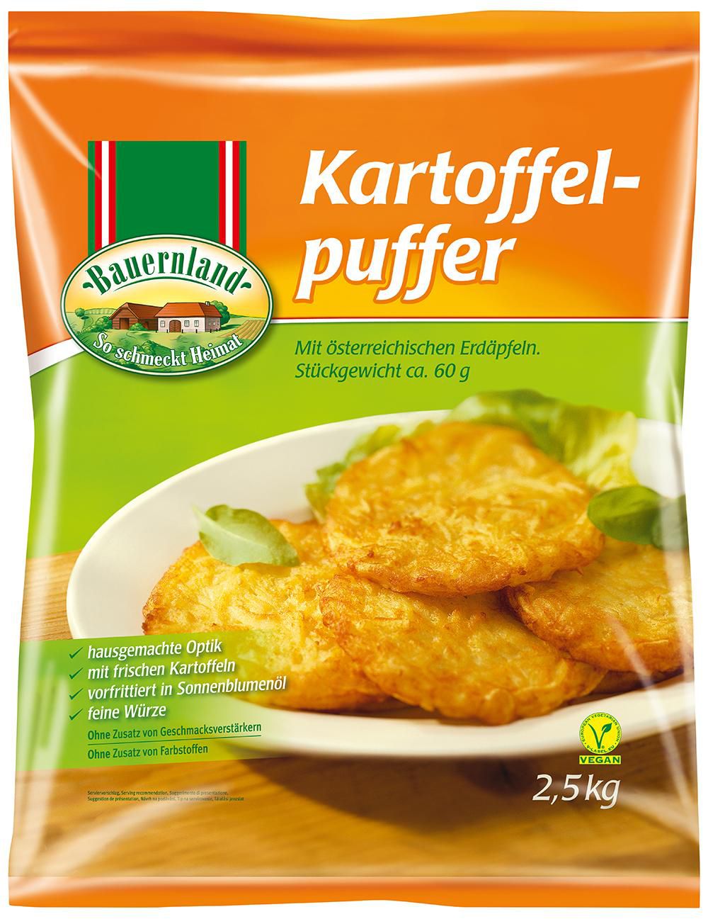 Kartoffelpuffer 60g 2x2,5 kg